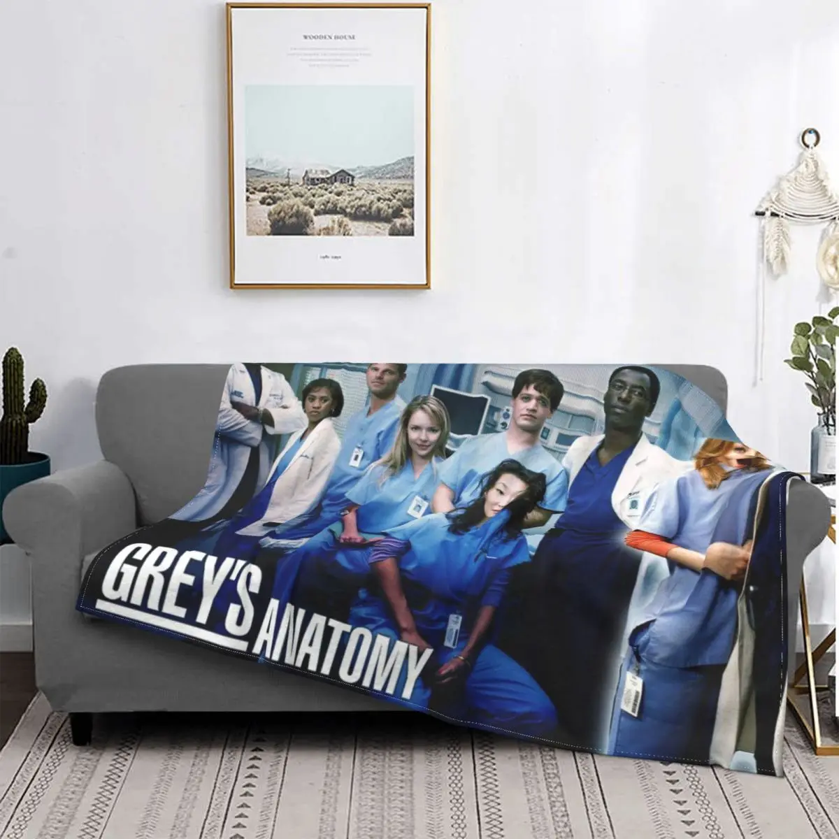 Grey's Anatomy Cristina Yang Blanket Meredith Grey Novelty Wool Throw Blanket Home Couch Decoration Ultra-Soft Warm Bedspread 
Grey's Anatomy Cristina Yang Blanket Meredith Grey Novelty Wool Throw Blanket Home Couch Decoration Ultra-Soft Warm Bedspread