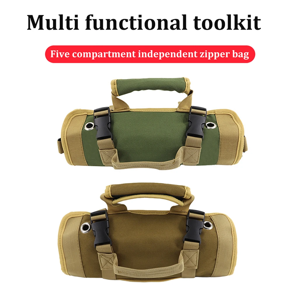 

Multipurpose Tool Bag High Quality Hardware Tool Bag Roll Up Portable Gadget Organizer Outdoor Tent Peg Carrier Pack Storage