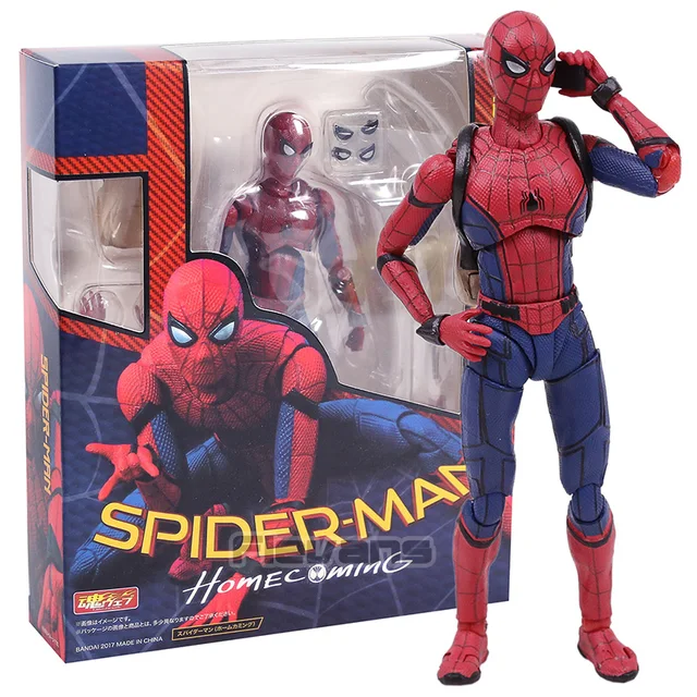 SHF Spider Man Zones Ecoming Figurine en PVC, Jouet Modèle à Collectionner, SpidSuffolk 1