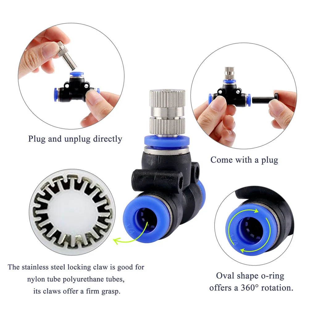20 Pcs Brass Misting Nozzles Set Outdoor Cooling Water Mist Fog Spray System Kit Garden Water Mister Irrigation Accessories
20 Pcs Brass Misting Nozzles Set Outdoor Cooling Water Mist Fog Spray System Kit Garden Water Mister Irrigation Accessories