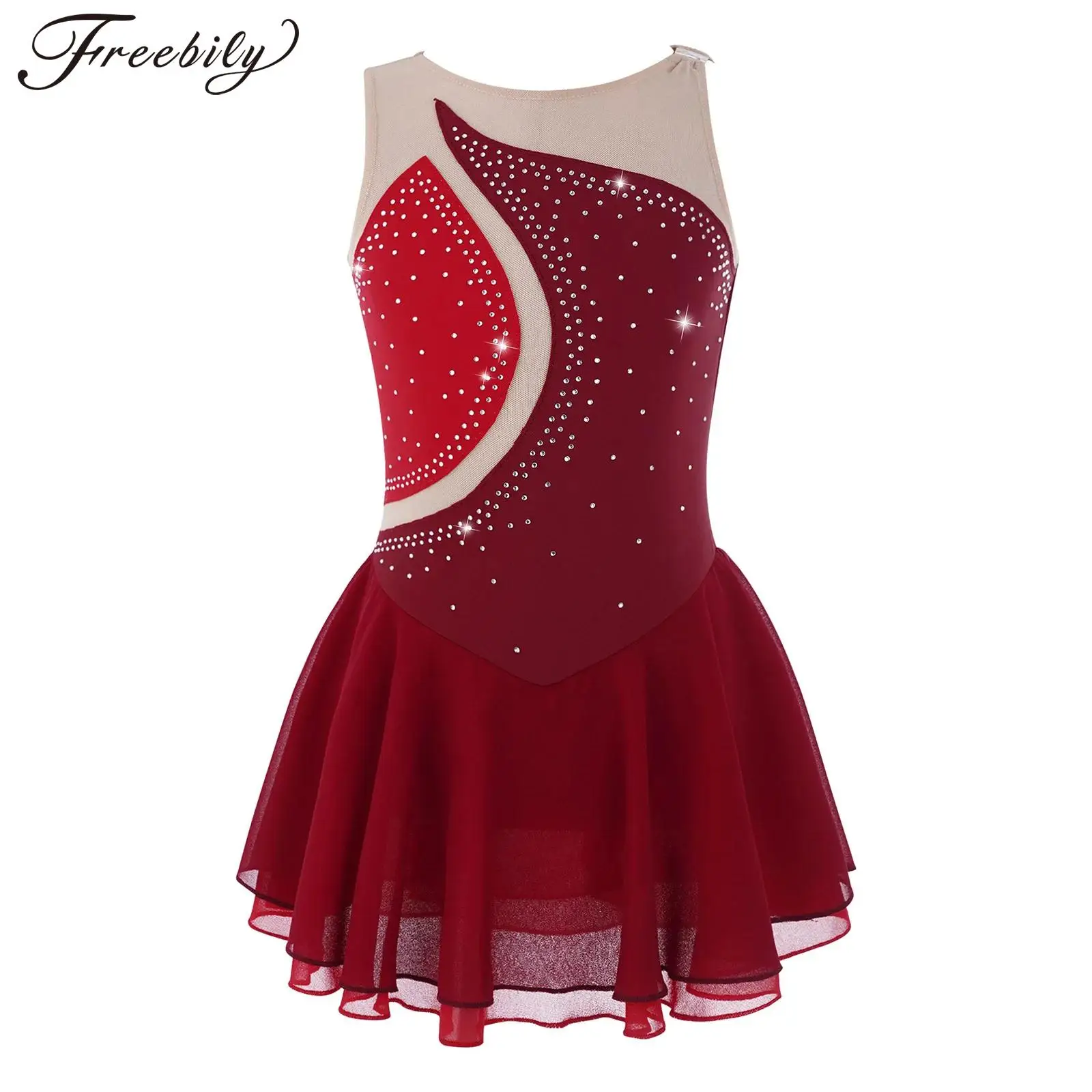 Girls Ballet Dress Child Rhinestone Gymnastics Leotard Ballroom Dance Costume Performance Clothing Kids Figure Ice Skating Dres
Girls Ballet Dress Child Rhinestone Gymnastics Leotard Ballroom Dance Costume Performance Clothing Kids Figure Ice Skating Dres