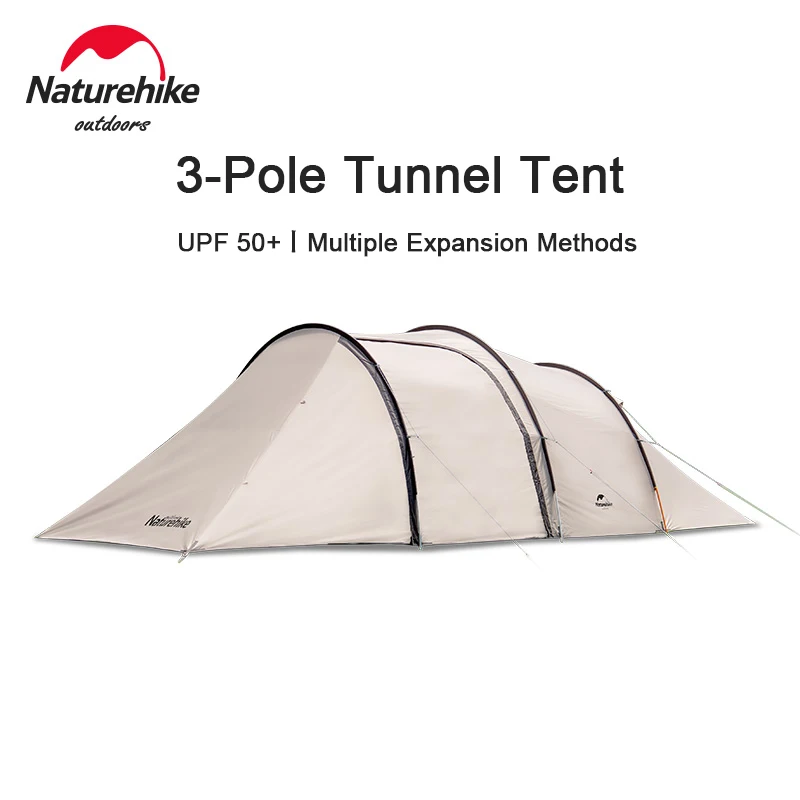 Naturehike Yunzhou 3 Rods Large Tunnel Rainproof and Sun Protection Camping Tunnel Tent Large Lobby UV Protection NH20ZP015
Naturehike Yunzhou 3 Rods Large Tunnel Rainproof and Sun Protection Camping Tunnel Tent Large Lobby UV Protection NH20ZP015