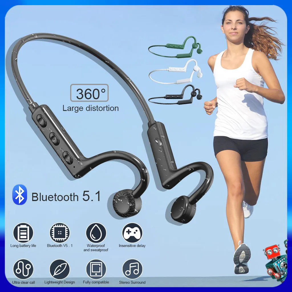 Air Conduction KS19 Wireless Bluetooth Headphones Sport TWS Bluetooth Neckband Headset Hearing Aids Earphones Handsfree With Mic
Air Conduction KS19 Wireless Bluetooth Headphones Sport TWS Bluetooth Neckband Headset Hearing Aids Earphones Handsfree With Mic