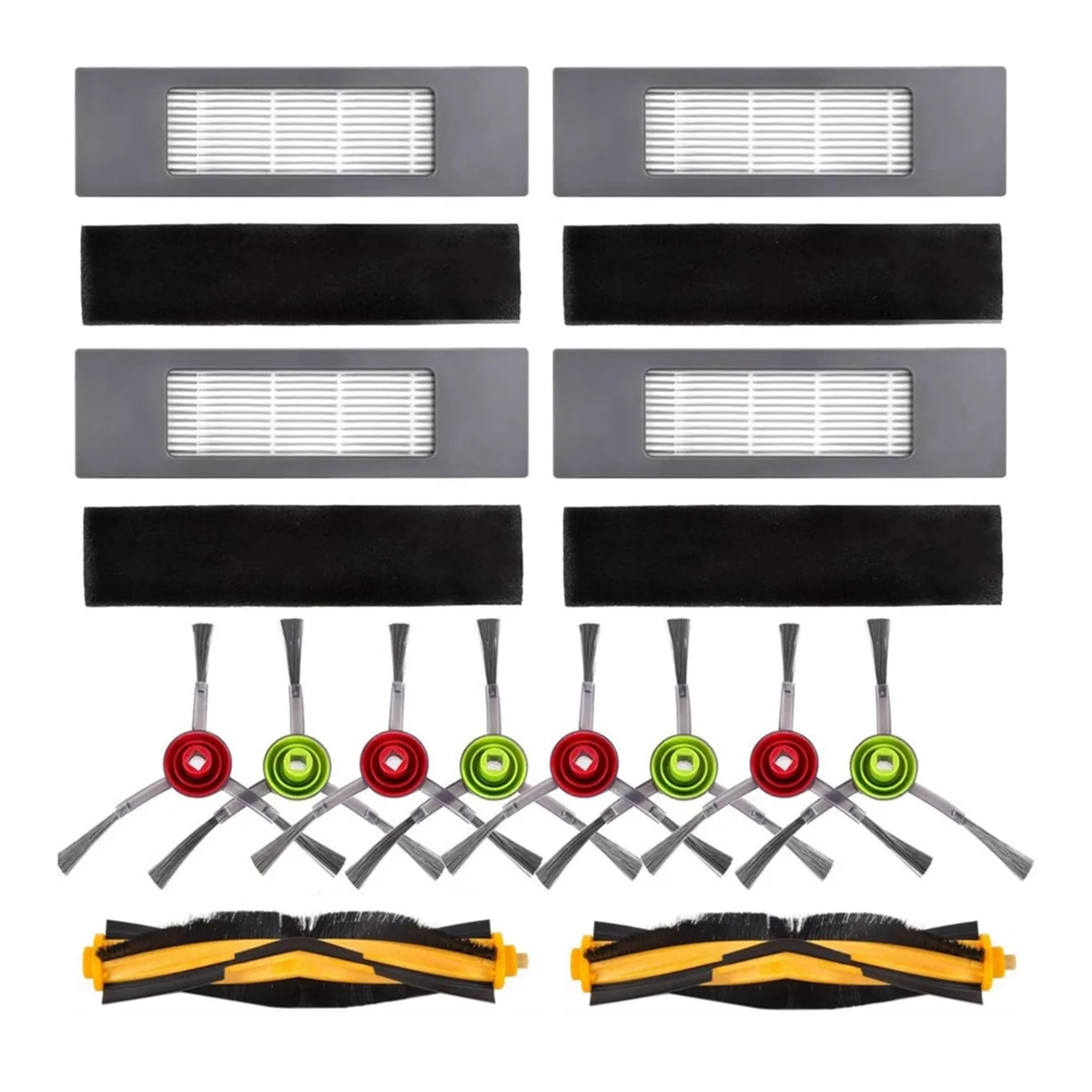 

For Ecovacs Deebot OZMO 920, 950, T5, T8 AIVI Robot Vacuum Cleaner Main Side Brush Hepa Filter Spare Parts