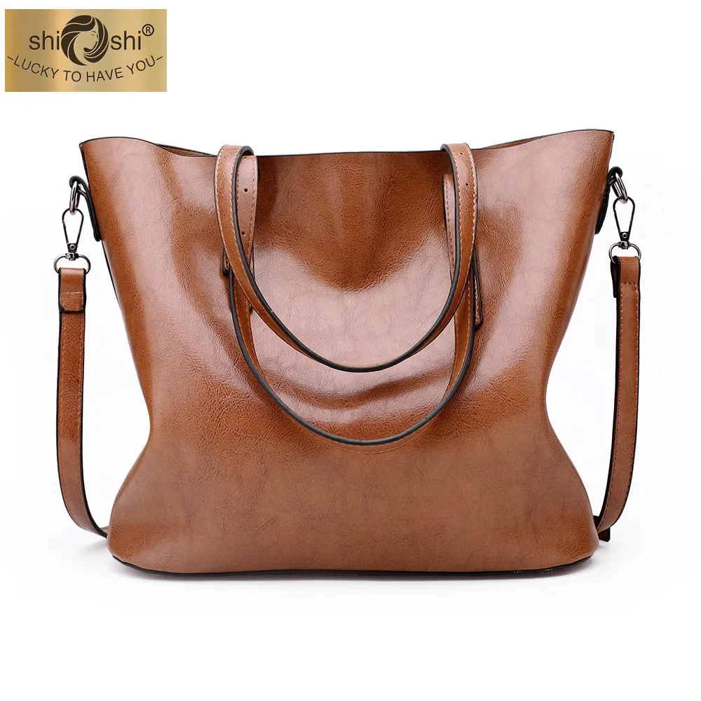 Cross border New Women's Bag 2023 Oil Leather Tote Bag European and American Fashion Women's Big Bag One Shoulder Crossbody
Cross border New Women's Bag 2023 Oil Leather Tote Bag European and American Fashion Women's Big Bag One Shoulder Crossbody