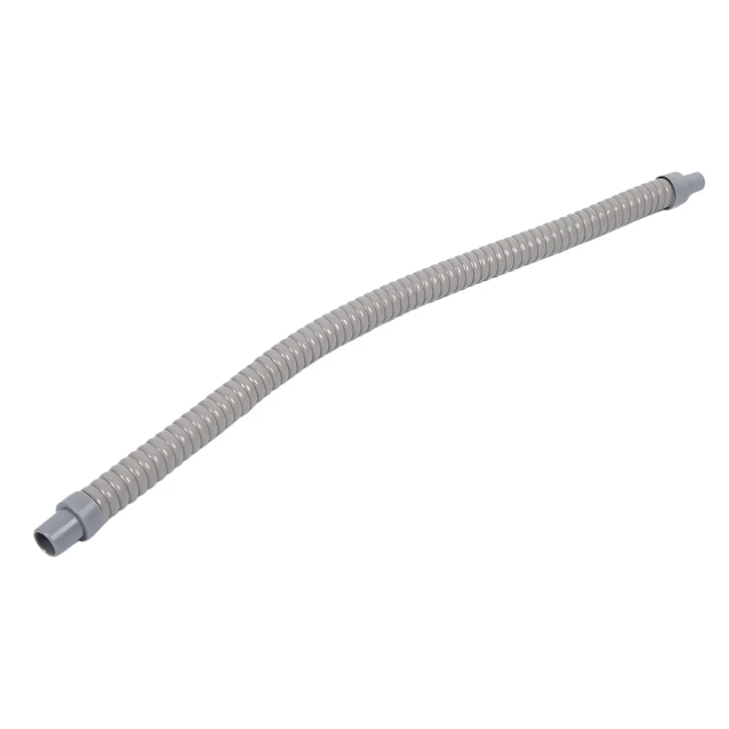 

20Pcs Plastic Water Drain Pipe Hose 60Cm Long For Air Conditioner Gray
