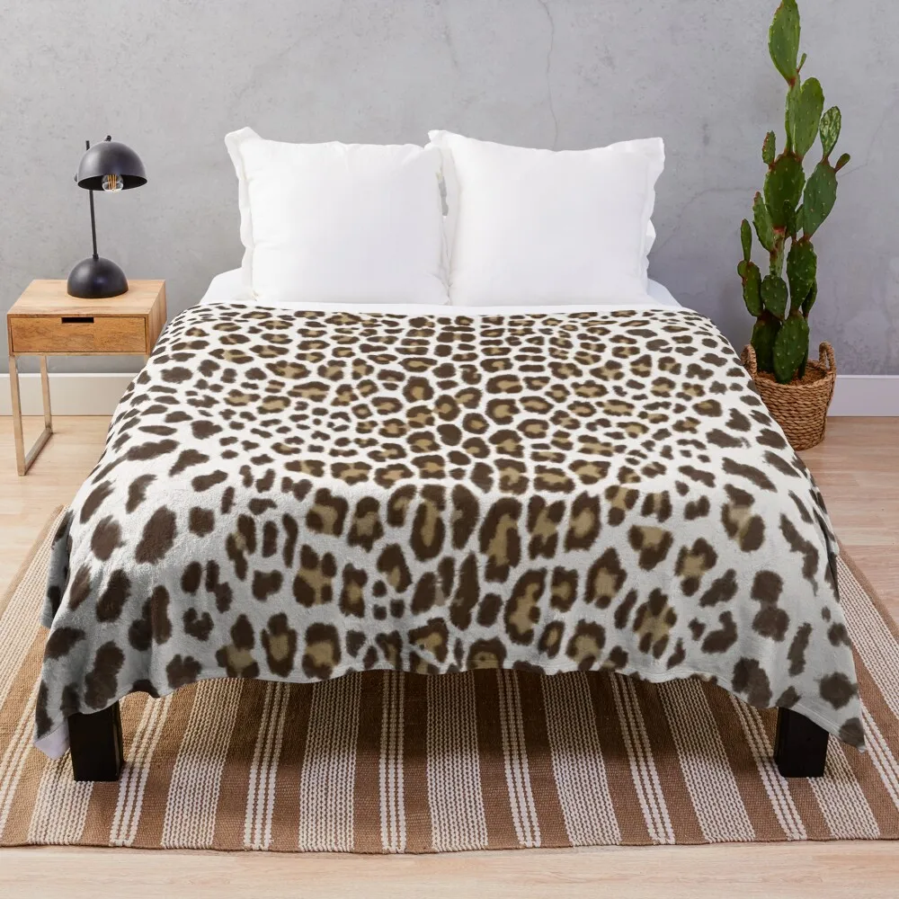 

Классическое Одеяло из натуральной кожи леопардовой расцветки, дизайнерское одеяло, одеяло средней длины, фланелевое одеяло