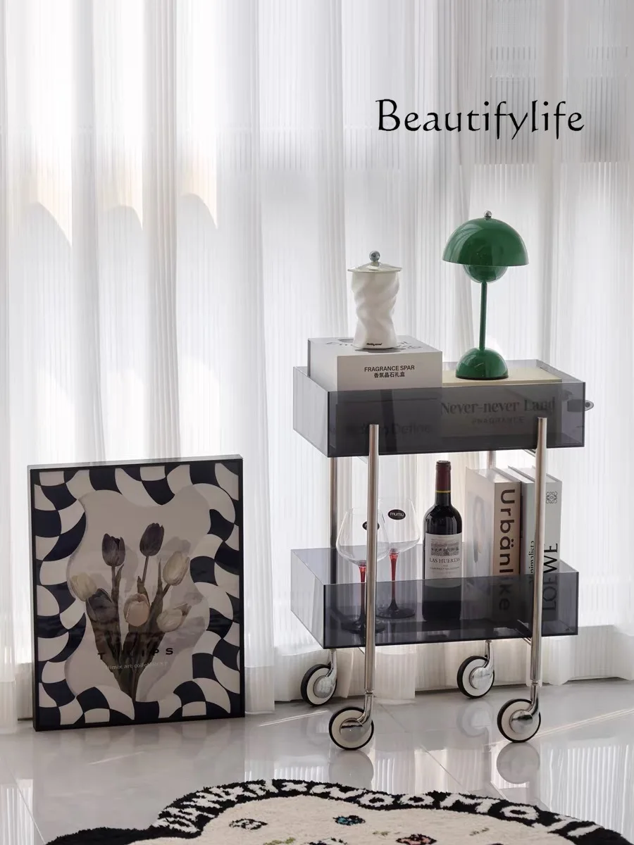 Nordic Movable Shelves Living Room Sofa Double-Layer Coffee Table
Nordic Movable Shelves Living Room Sofa Double-Layer Coffee Table