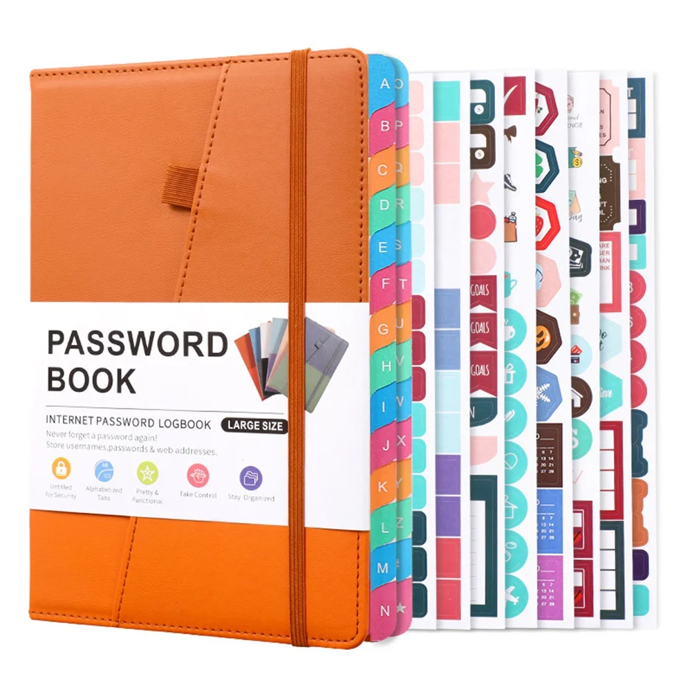 

Password Keeper Book with Alphabetical Tabs for Seniors, Password Notebook for Internet Website Address Log in Detail,A