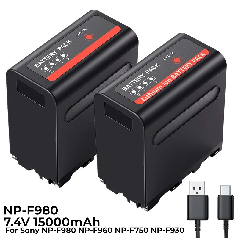 15000 мА · ч NP-F980 F960 F970 NPF980 Аккумулятор Canon с USB-выходом зарядки для CCD-TRV35 TRV940 CCD-RV100
15000 мА · ч NP-F980 F960 F970 NPF980 Аккумулятор Canon с USB-выходом зарядки для CCD-TRV35 TRV940 CCD-RV100