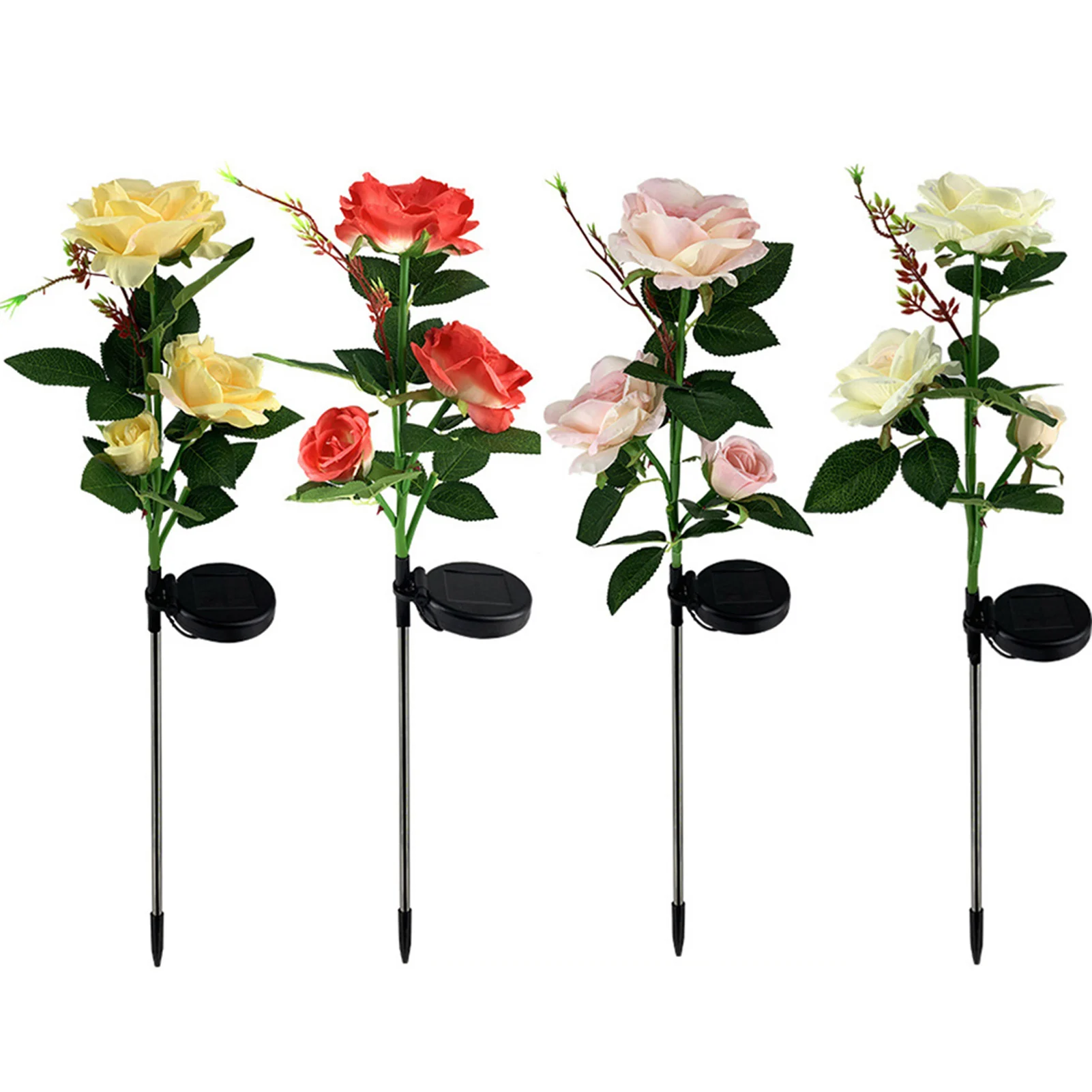2PCS LED Solar Flower Lights Outdoor Garden Decorative Rose Lights for Valentine's Day Day Gifts
2PCS LED Solar Flower Lights Outdoor Garden Decorative Rose Lights for Valentine's Day Day Gifts