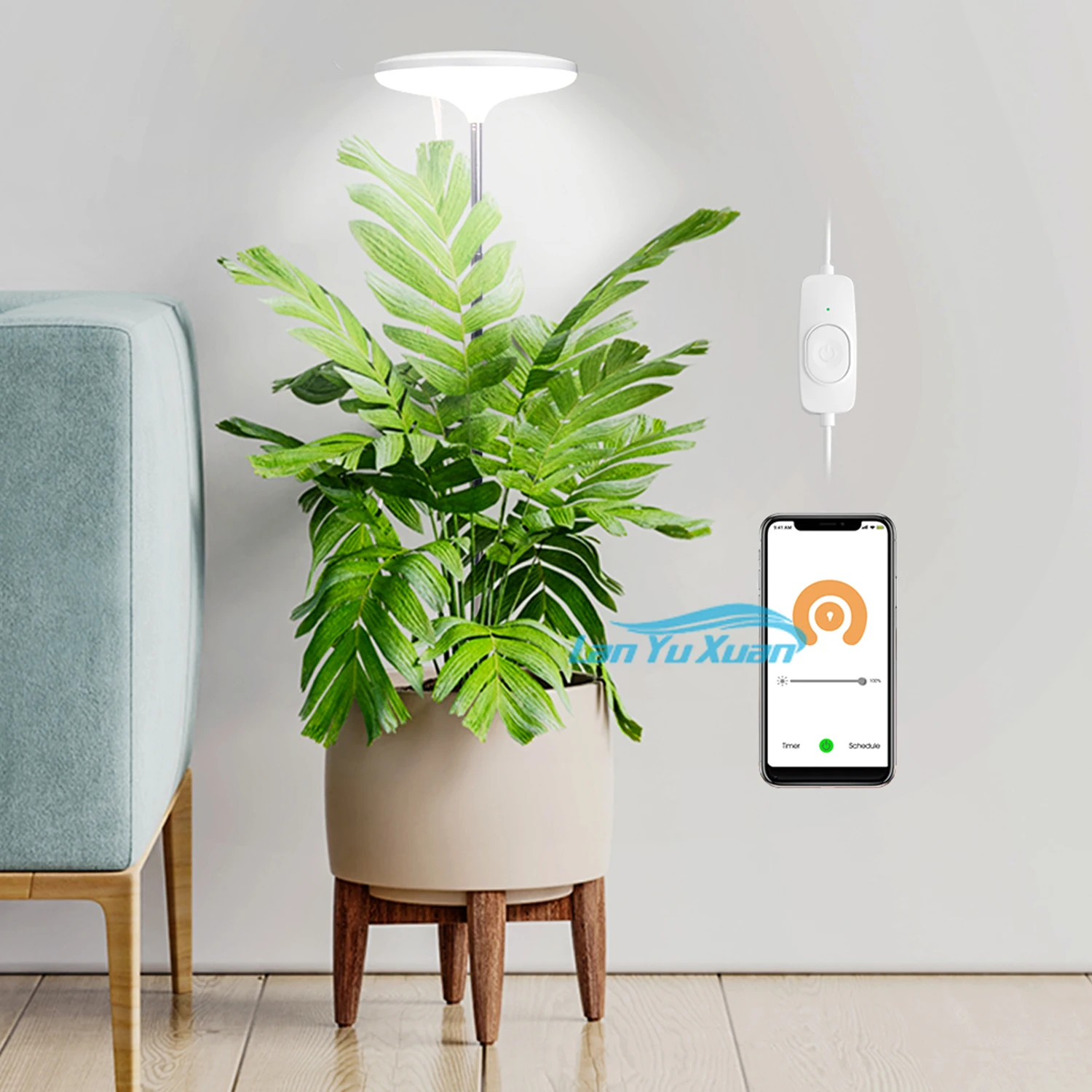 

J&C Wifi Control Working Alexa Best Smart Plant Grow Light High Quality Led ing Planter Lamp