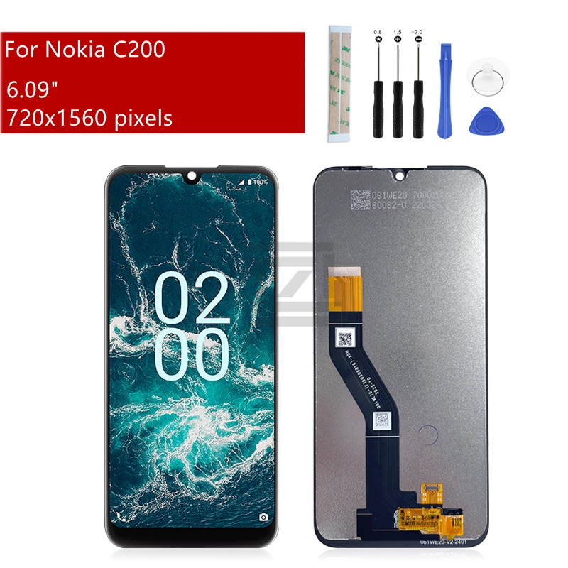 IPS LCD For Nokia C200 LCD Display Touch Screen Digitizer Assembly TA-1437 TA-1510 Screen Replacement Part 6.09"
IPS LCD For Nokia C200 LCD Display Touch Screen Digitizer Assembly TA-1437 TA-1510 Screen Replacement Part 6.09"