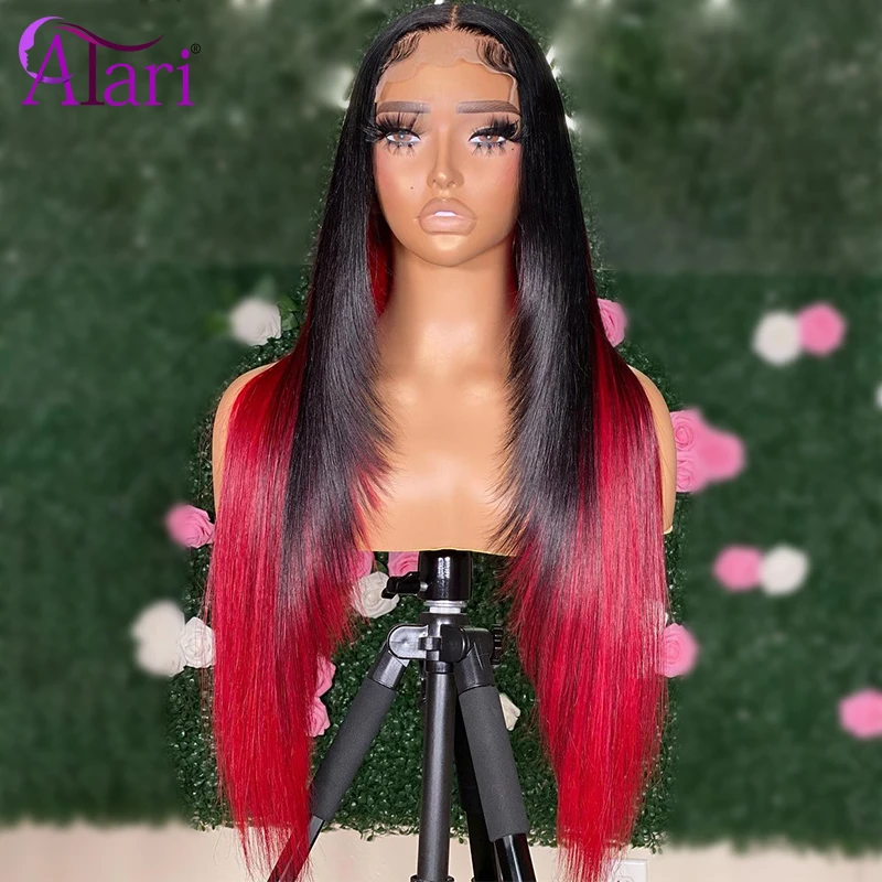 Transparent 5x5 Lace Closure Wig Black roots with Red Straight 13x4 13x6 Lace Frontal Wig for Women Pre Plucked Human Hair Wigs
Transparent 5x5 Lace Closure Wig Black roots with Red Straight 13x4 13x6 Lace Frontal Wig for Women Pre Plucked Human Hair Wigs