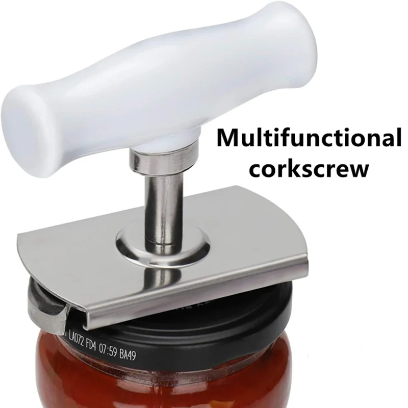 Multifunction Can Opener Tools Cap Lid Can Jar Opener Adjustable Stainless Steel Lids off Bottle Twist 1-3.7 Inches kitchen tool
Multifunction Can Opener Tools Cap Lid Can Jar Opener Adjustable Stainless Steel Lids off Bottle Twist 1-3.7 Inches kitchen tool