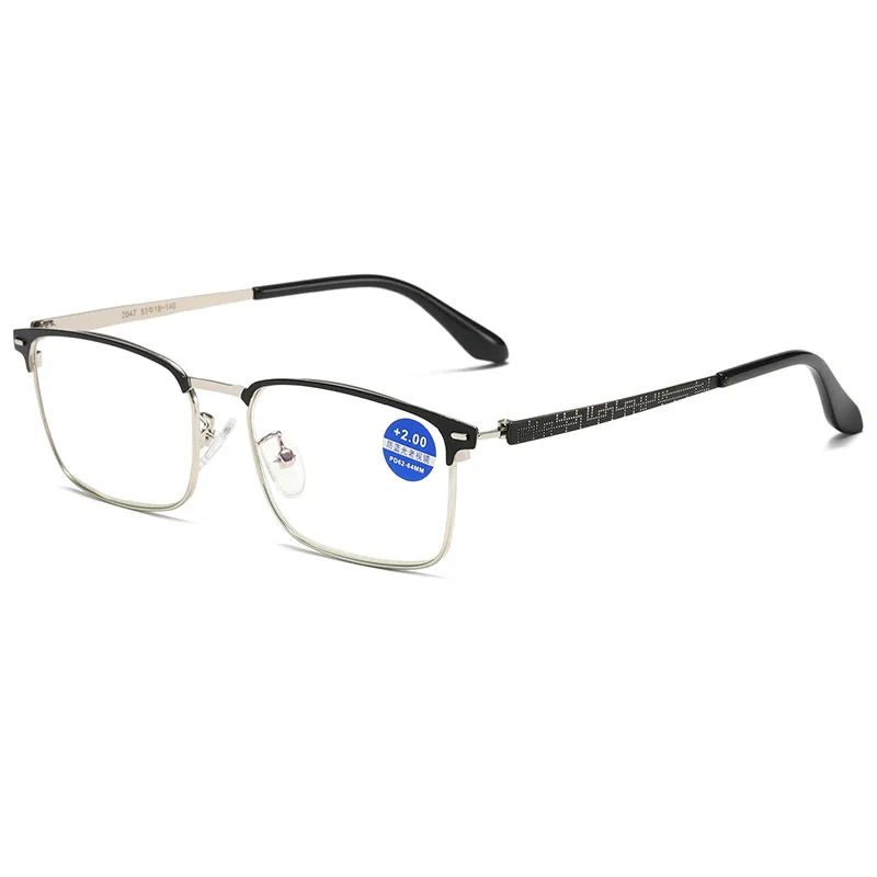 Fashion Vintage Half-rim Male Reading Glasses Anti-blue Eyebrow Magnifier Ultralight Eyewear For Computer
Fashion Vintage Half-rim Male Reading Glasses Anti-blue Eyebrow Magnifier Ultralight Eyewear For Computer