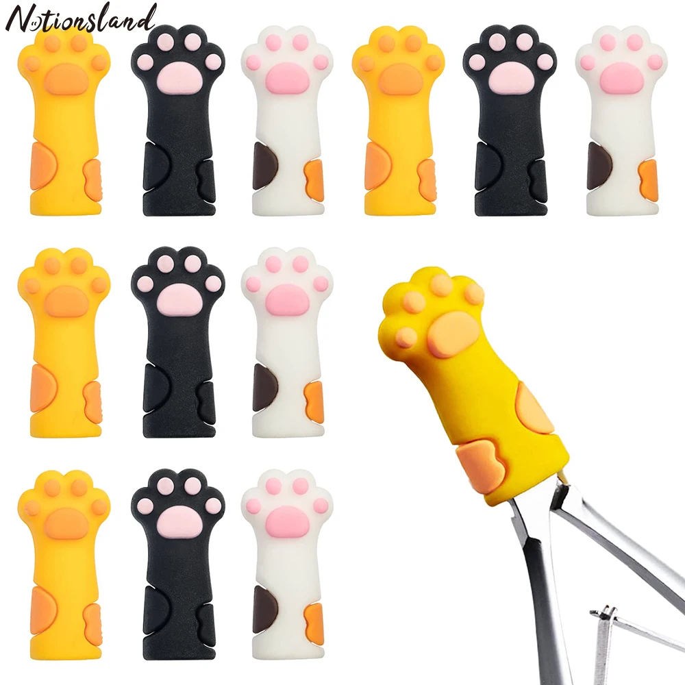 3pcs Silicone Cuticle Trimmer Nippers Tweezers Scissors Cover Protector 3Colors Cat Paw Protective Sleeve for Nail&Toenails Tool
3pcs Silicone Cuticle Trimmer Nippers Tweezers Scissors Cover Protector 3Colors Cat Paw Protective Sleeve for Nail&Toenails Tool