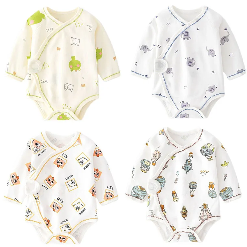 

Spring Autumn Baby Bodysuits Long Sleeve Baby Boys Girls Romper Clothes Cotton Newborn Body Infant 0 3 6 12 Month Bebe Jumpsuit