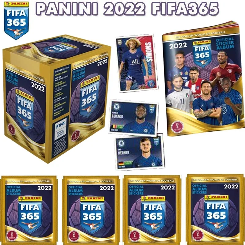 

Panini Official Collection Sticker Fifa World Cup Qatar 2022 Ballsuperstar Messi Werner Fans Birthday Gift Board Game Card Toy