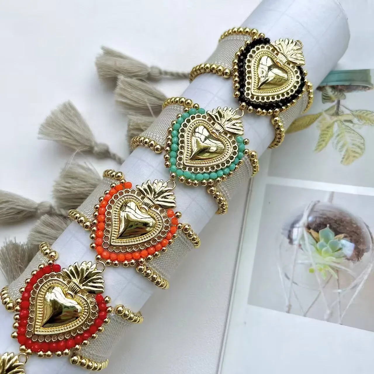 3Pcs New Arrival Crystal Bead Adjustable Gold Heart Bracelets Copper Beads DIY Women Girl Bracelet Handmade Jewelry
3Pcs New Arrival Crystal Bead Adjustable Gold Heart Bracelets Copper Beads DIY Women Girl Bracelet Handmade Jewelry