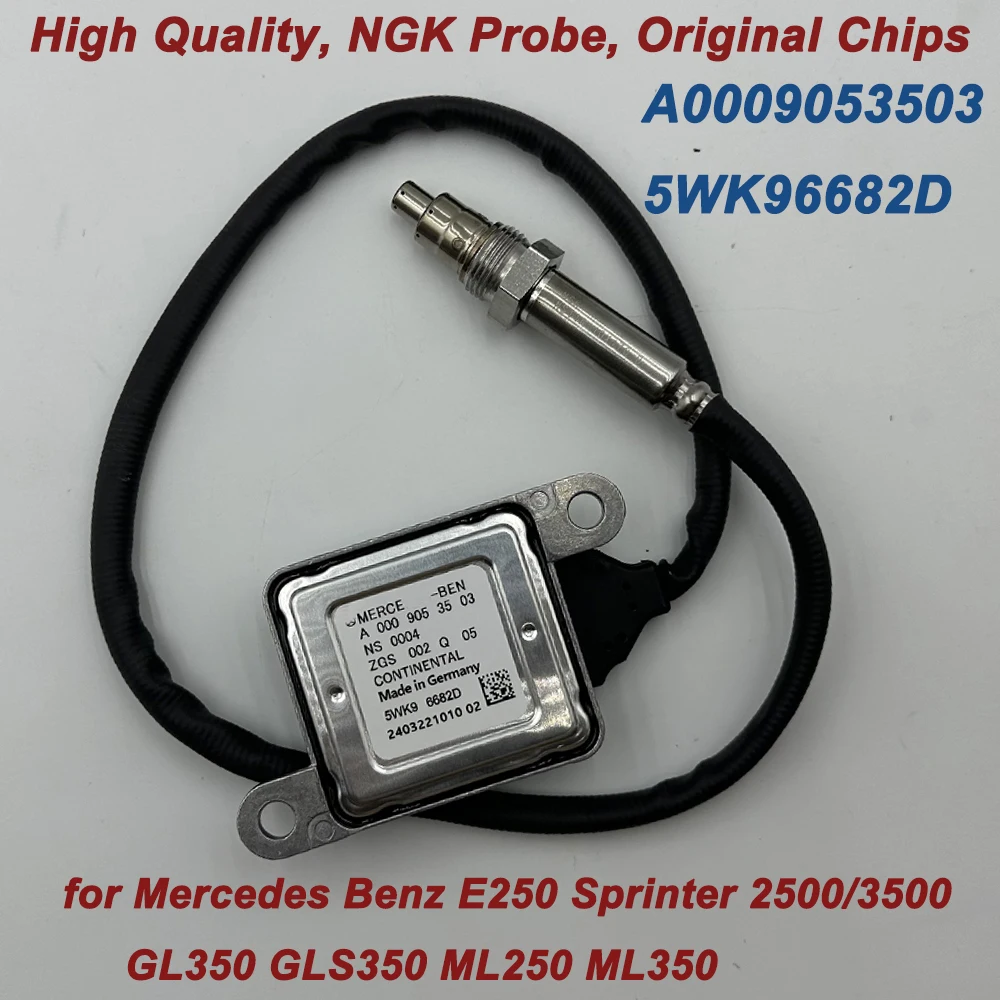 

High Quality Chips for NGK Probe Nox Sensor A0009053503 5WK96682D 0009053503 For Mercedes BenzW205 W164 W166 X164 Sprinter GL350