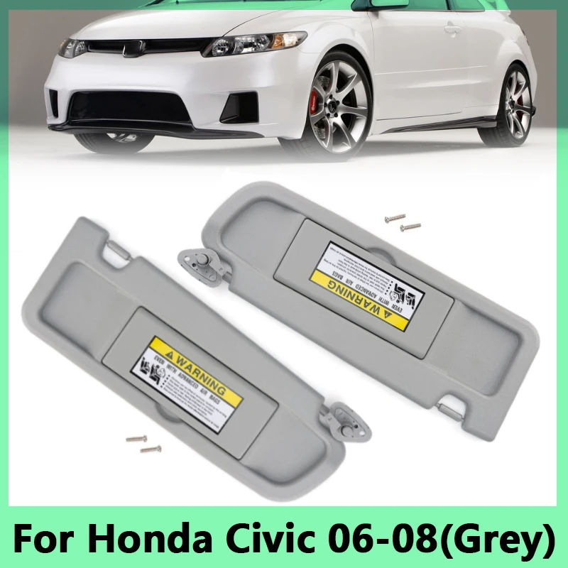 83230-SNA-A01ZB для Honda Civic 2006 2007 2008 2009 2010 2011 левый и правый пассажирские солнцезащитные козырьки, серый
83230-SNA-A01ZB для Honda Civic 2006 2007 2008 2009 2010 2011 левый и правый пассажирские солнцезащитные козырьки, серый