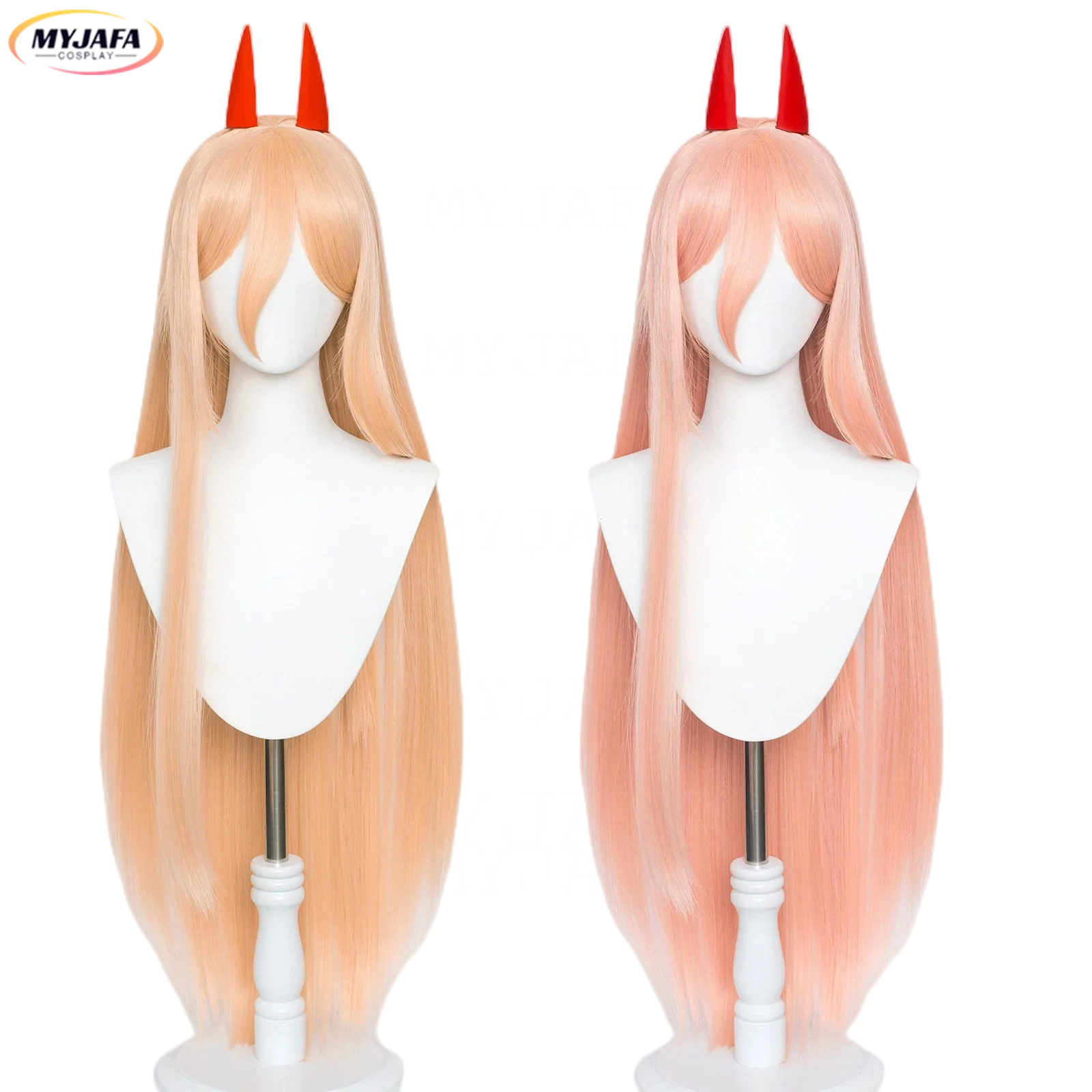 Anime Chainsaw Man Makima Power Cosplay Wig Long Orange Pink Heat Resistant Synthetic Hair Party Role Play Wigs + WigCap + Horns
Anime Chainsaw Man Makima Power Cosplay Wig Long Orange Pink Heat Resistant Synthetic Hair Party Role Play Wigs + WigCap + Horns