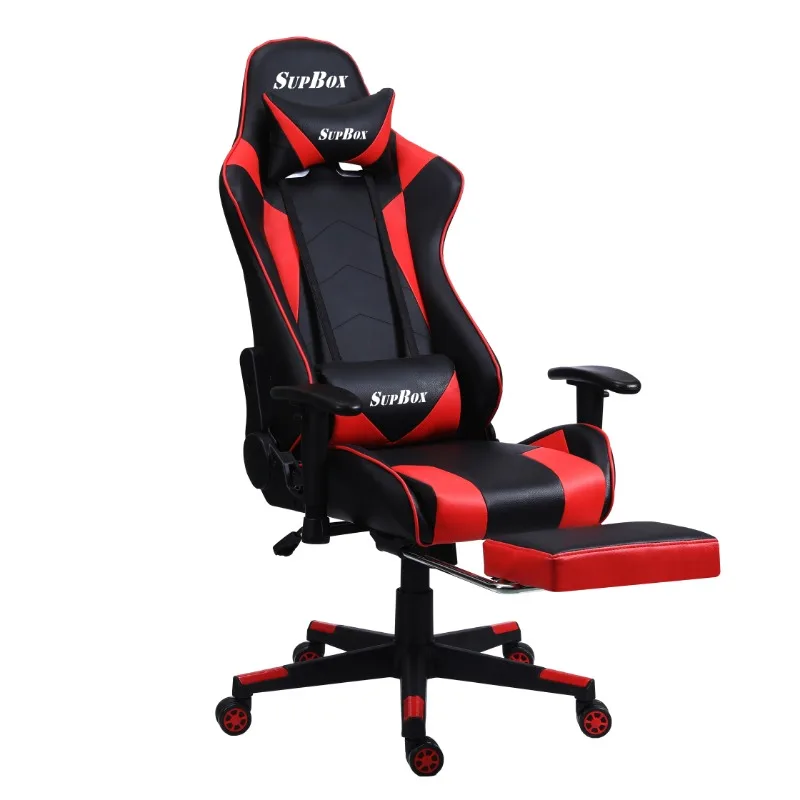 

Hot Sale Useful Custom Deals PU Leather Pro Black and Red Office Gamer Gaming Chair for Computer PC Game