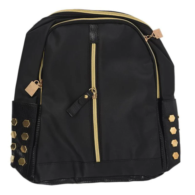 Leisure Oxford Backpack Women Female For School In Korean Preppy Style Zipper Fashion Casual Classic Black Softback Bag Knapsack | Багаж и