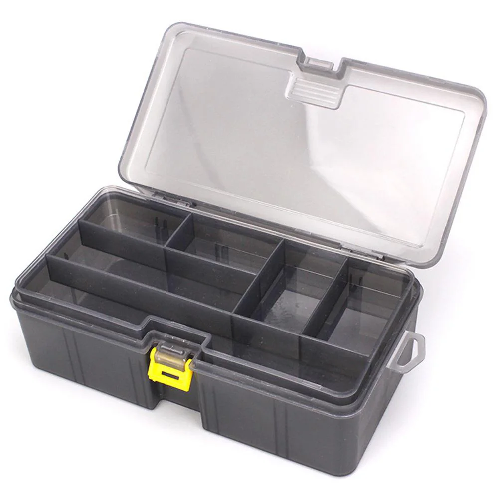 Multi-Division Dual Layer Tool Storage Box PP Translucent Organizer Fishing Lure Hooks Case For Storageing Tools
Multi-Division Dual Layer Tool Storage Box PP Translucent Organizer Fishing Lure Hooks Case For Storageing Tools