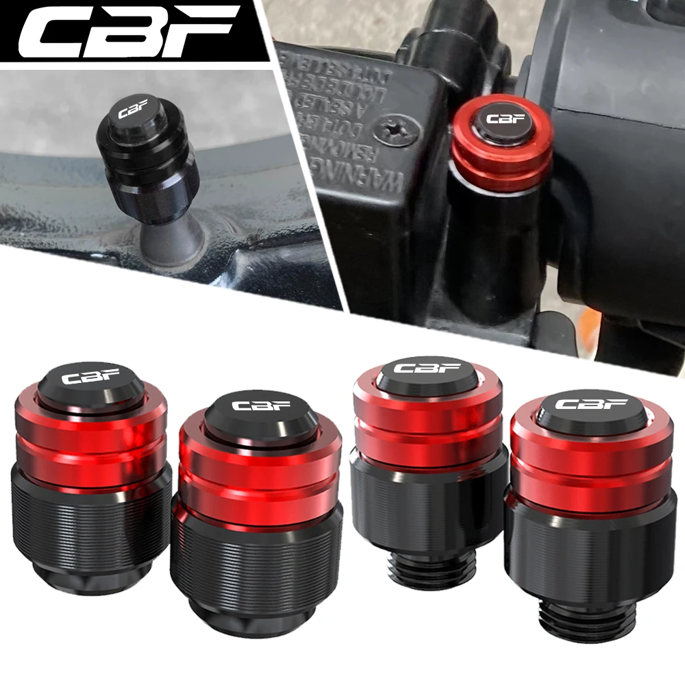 

Motorcycle Rearview Mirror Plug Hole Screw Cap & Tire Valve Stem Caps Covers For HONDA CBF125 CBF 125R CBF150 CBF250 CBF190R 600