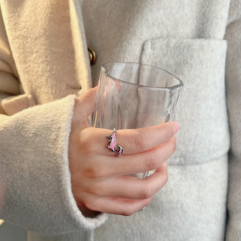 

Оригинальный Подарок любимой женский милый крутой Стильный персонализированный изысканный дизайн кольцо на указательный палец Открытый регулируемый браслет