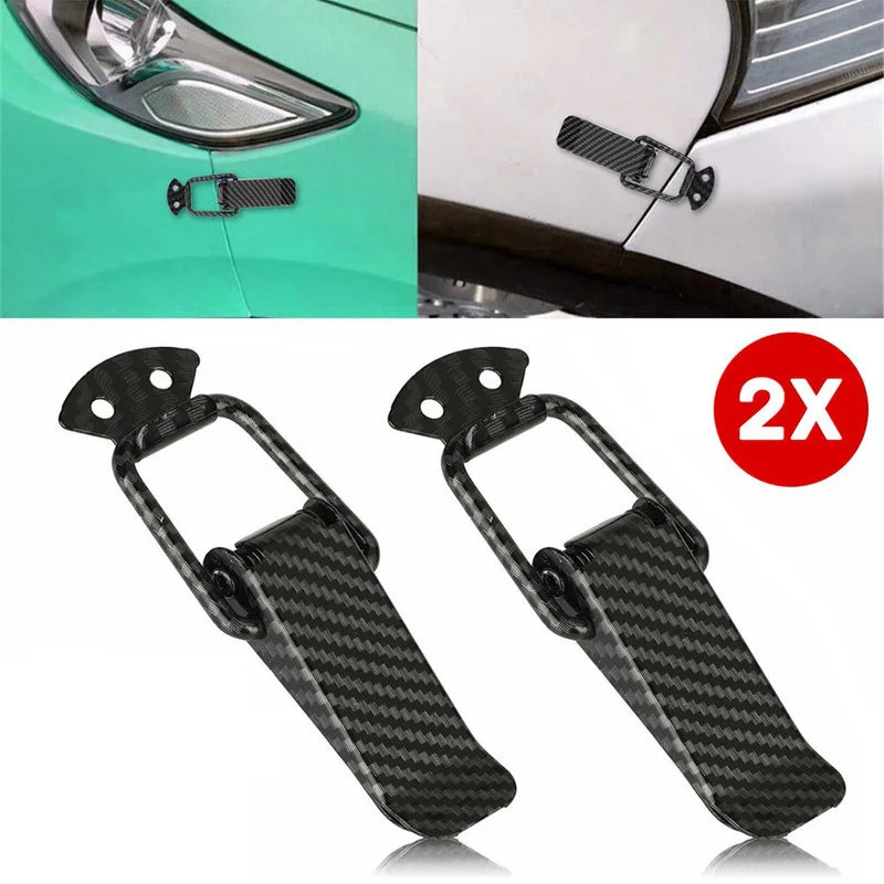2pcs Carbon Fiber Style Car Security Hook Clips Bumper Quick Release Hook Lock Clips Metal Car Hook Decor for Drone Car Stuff
2pcs Carbon Fiber Style Car Security Hook Clips Bumper Quick Release Hook Lock Clips Metal Car Hook Decor for Drone Car Stuff