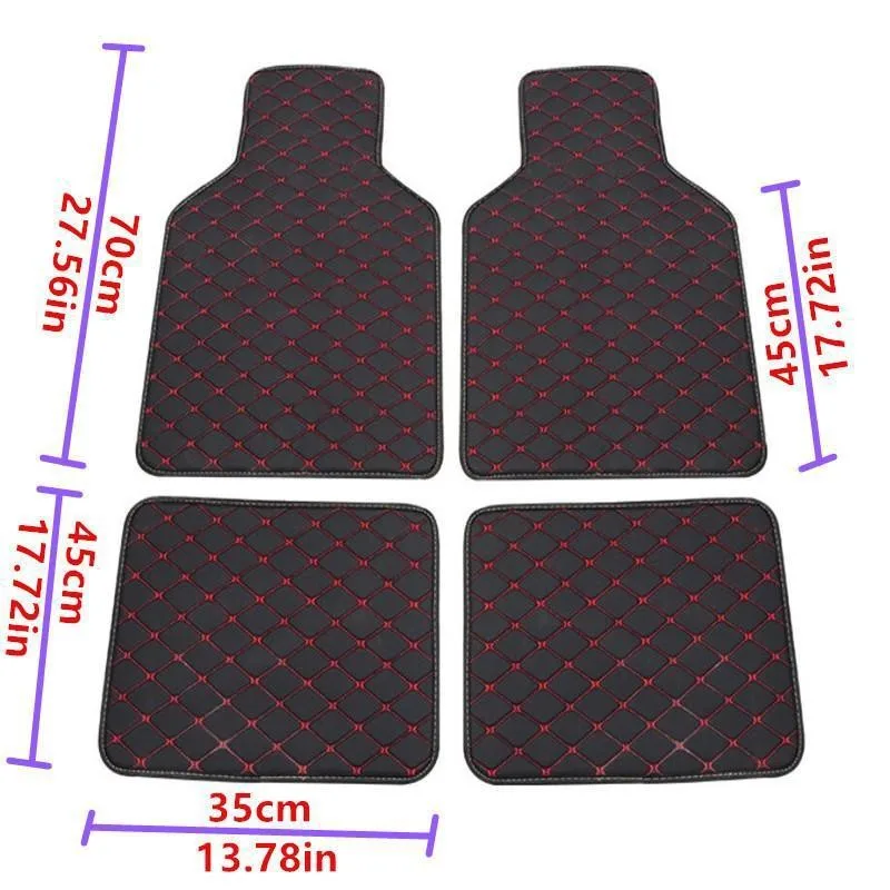 

NEW Luxury Custom Car Floor MatsFor BMW 3 Series E36 Durable Leather Auto Interior Accessories Waterproof Anti dirty Rugs
