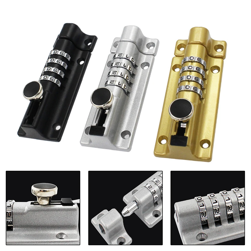 Password Latch Lock Wooden Door Security Anti-theft Password Lock Bolt Mechanical Digital Lock Home Hardware With 6pcs Screw
Password Latch Lock Wooden Door Security Anti-theft Password Lock Bolt Mechanical Digital Lock Home Hardware With 6pcs Screw