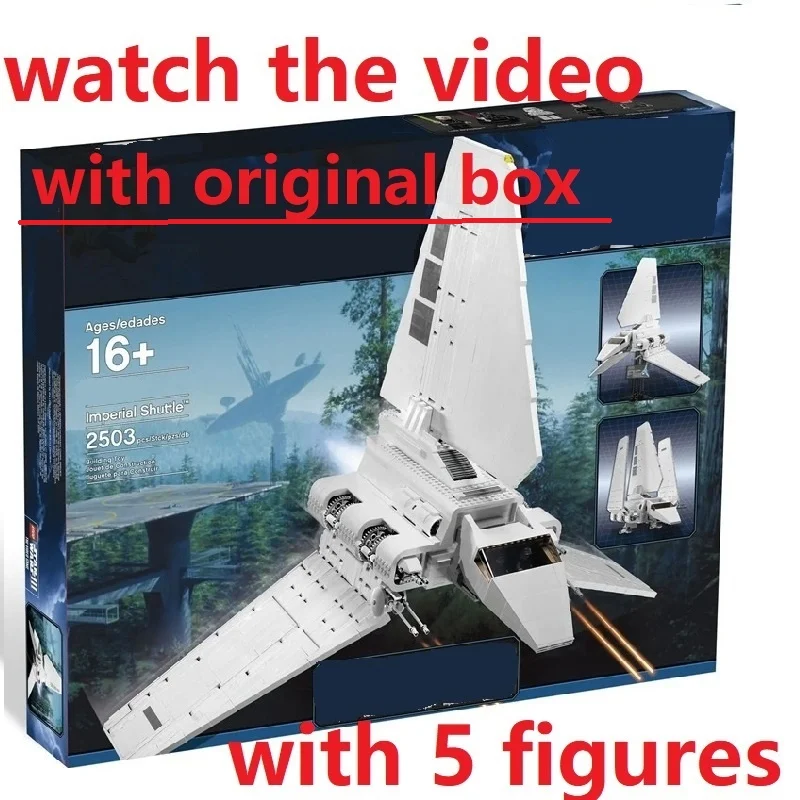 

2503PCS MOC The Imperial Shuttle Model Compatible with UCS 10212 Building Blocks Bricks Kids Toys For Children Christmas Gift