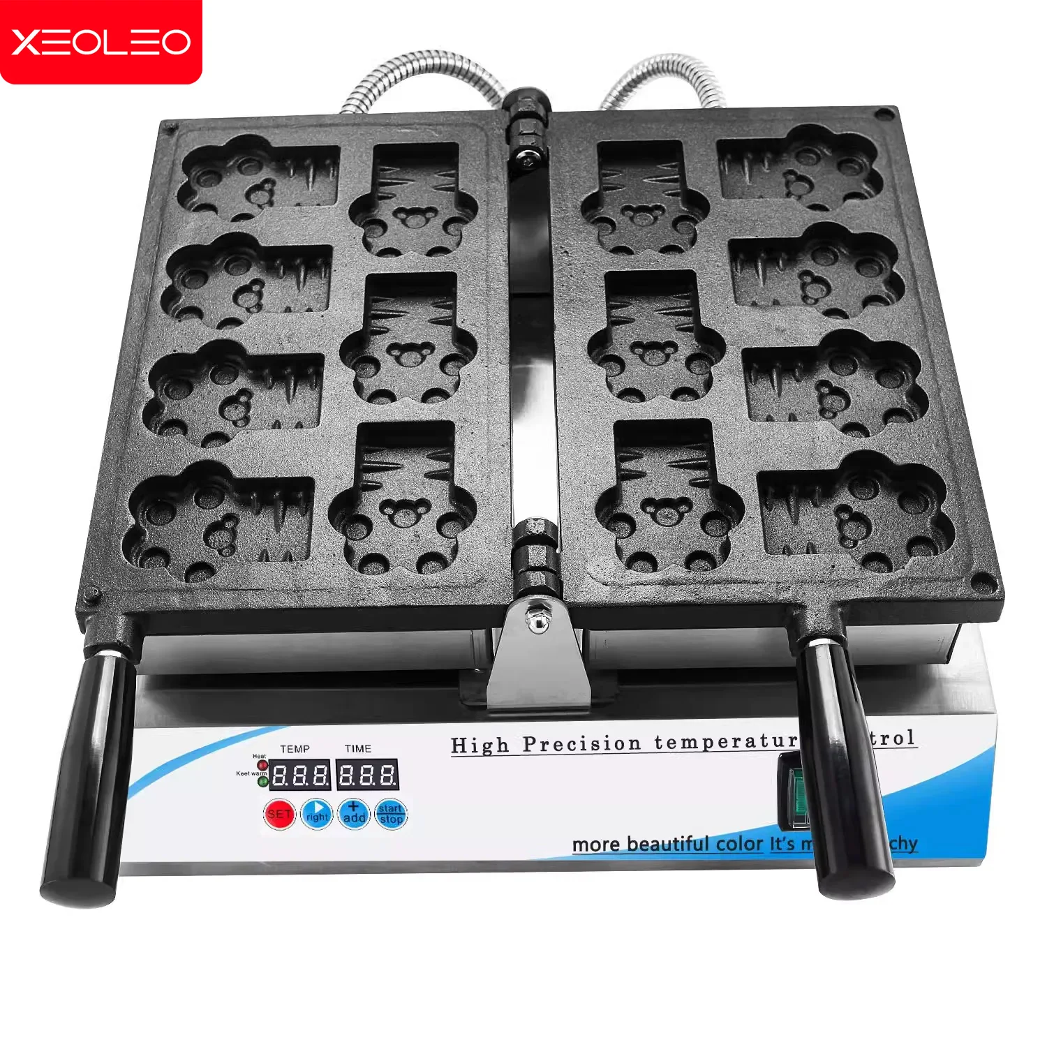 XEOLEO Touch Version Electric Waffle Maker 7PCS Cat/Dog/Bear Paw Shaped Waffle Maker Machine Commercial 1600W Bread Machine
XEOLEO Touch Version Electric Waffle Maker 7PCS Cat/Dog/Bear Paw Shaped Waffle Maker Machine Commercial 1600W Bread Machine