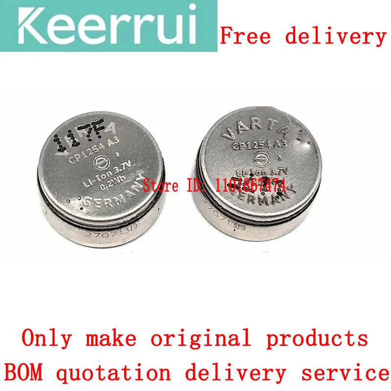 1~10PCS/LOT CP1254 A3 3.7V LIR1254 Bluetooth headset charging brand new original
1~10PCS/LOT CP1254 A3 3.7V LIR1254 Bluetooth headset charging brand new original