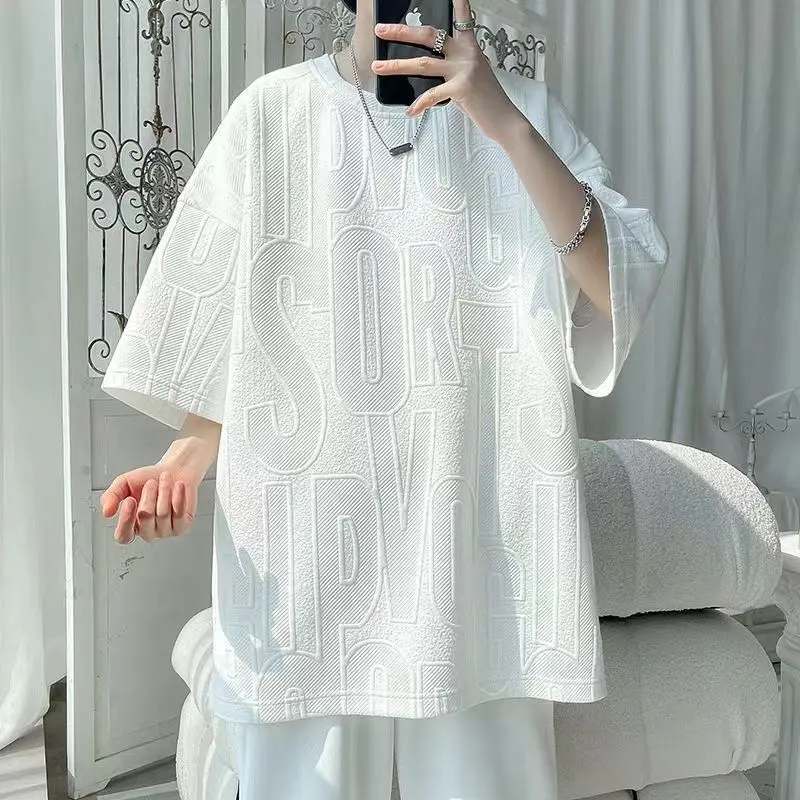 Heavy~High end short sleeved T-shirt for men ins Hong Kong style waffle summer fashion brand loose half sleeved handsome clothes
Heavy~High end short sleeved T-shirt for men ins Hong Kong style waffle summer fashion brand loose half sleeved handsome clothes