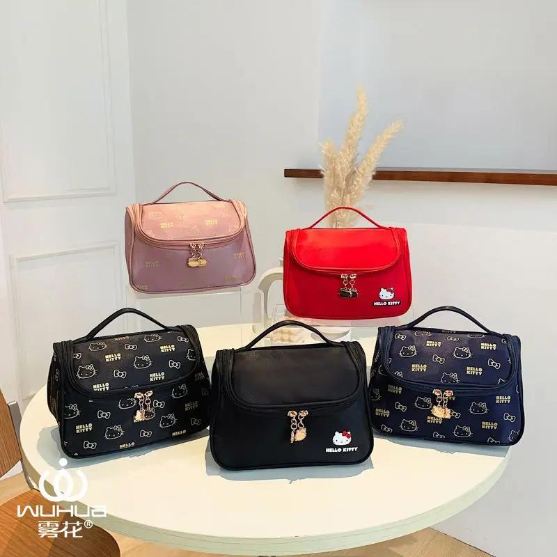 Сумка для косметики Hello Kitty Sweet Ins Kawaii Sanrio аниме, милая мультяшная кошка Kt, модная Водонепроницаемая портативная коробка для хранения, подарки для девочек
Сумка для косметики Hello Kitty Sweet Ins Kawaii Sanrio аниме, милая мультяшная кошка Kt, модная Водонепроницаемая портативная коробка для хранения, подарки для девочек