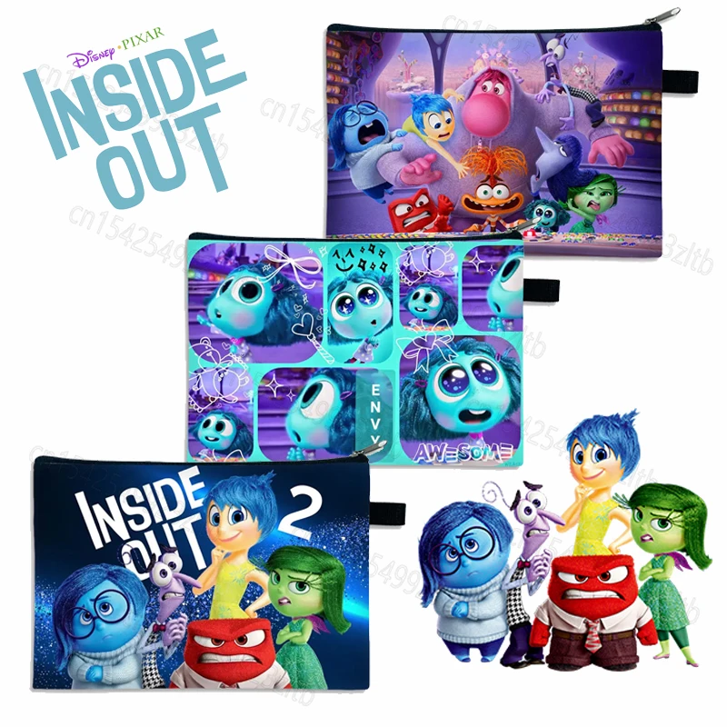 New Inside Out 2 Cosmetic Bag Polyester Storage Cartoon Envy Ennui Anxiety Anger Portable Printed Coin Purse Kids Birthday Gift
New Inside Out 2 Cosmetic Bag Polyester Storage Cartoon Envy Ennui Anxiety Anger Portable Printed Coin Purse Kids Birthday Gift