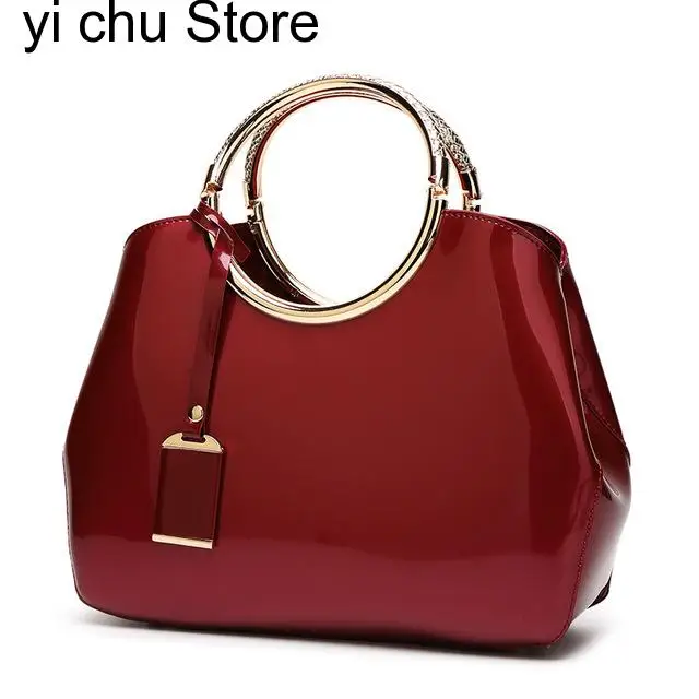 

New High Quality Patent Leather Women Bag Ladies Cross Body Messenger Shoulder Bags Handbags Women Famous Brands Bolsa Feminina