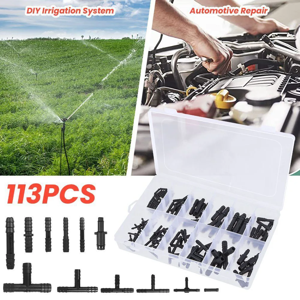 Car Hose Connector Assortment Reducer Set Plastic Straight T Piece Connectors For Cooling System Fuel Systems Garden Tools
Car Hose Connector Assortment Reducer Set Plastic Straight T Piece Connectors For Cooling System Fuel Systems Garden Tools