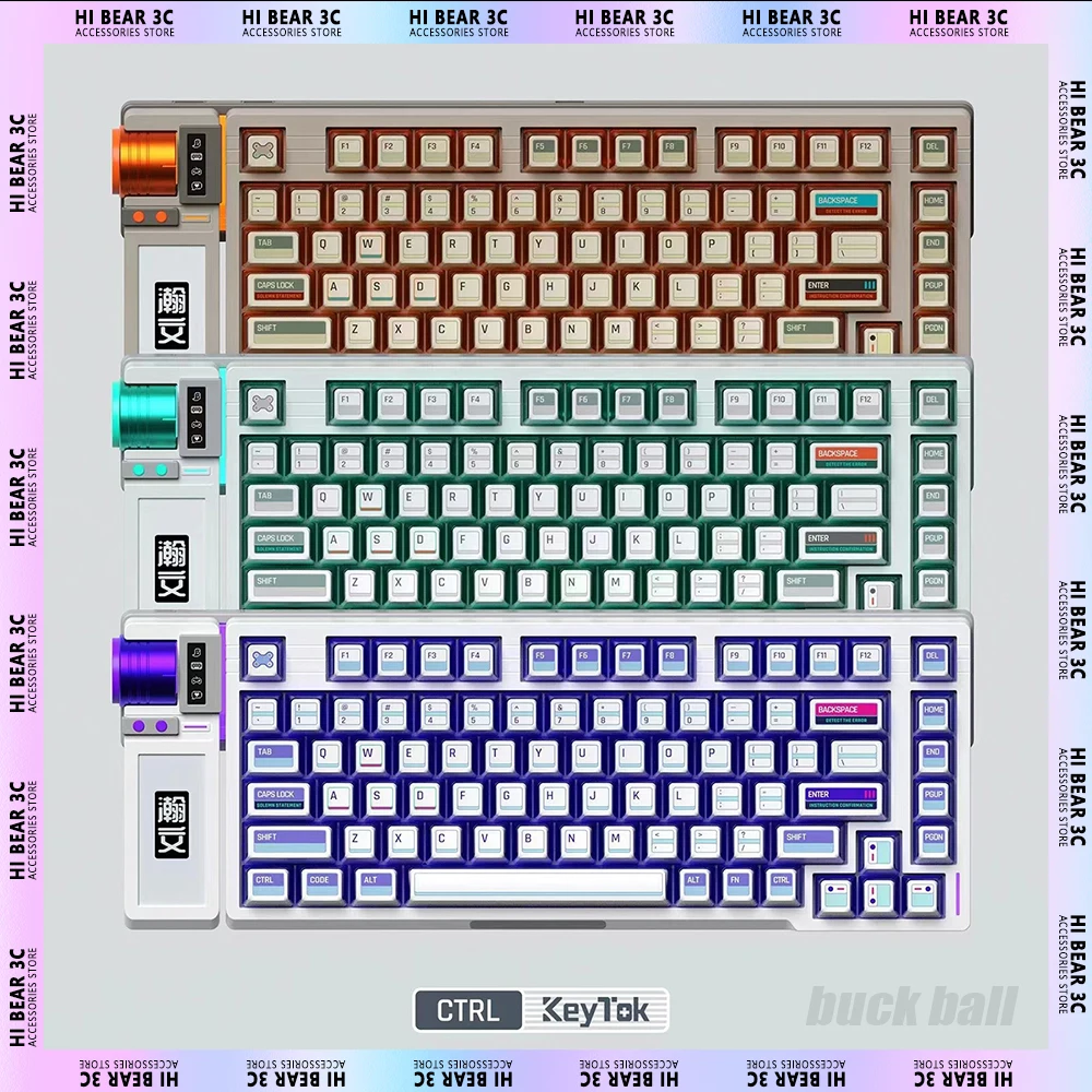 Key Tok CTRL Keycaps Light Transmission Translucent Keycap Sublimation PBT 122 Key Keyboard Keycaps Set Pc Gamer Accessories
Key Tok CTRL Keycaps Light Transmission Translucent Keycap Sublimation PBT 122 Key Keyboard Keycaps Set Pc Gamer Accessories