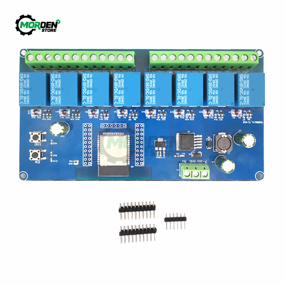 ESP32 WIFI Wifi Bluetooth-Compatible 8-Channel Relay ESP32-Wroom Secondary Development Board Power Supply Electrical Tool
ESP32 WIFI Wifi Bluetooth-Compatible 8-Channel Relay ESP32-Wroom Secondary Development Board Power Supply Electrical Tool