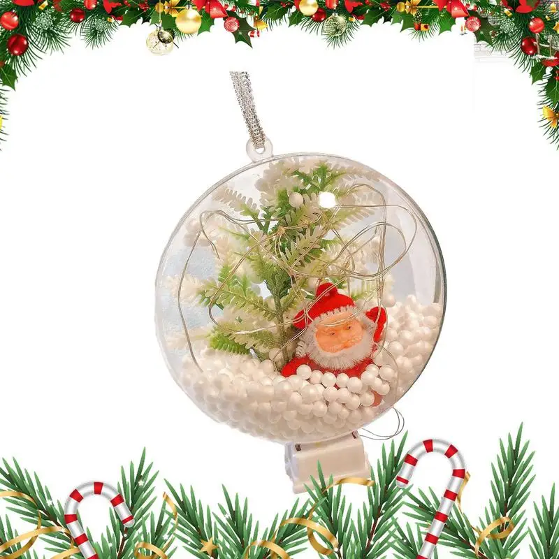 Clear Christmas Fillable Ornaments Christmas Trees Open Ball Box Bauble Hanging Ornament For Xmas Halloween Party Decoration
Clear Christmas Fillable Ornaments Christmas Trees Open Ball Box Bauble Hanging Ornament For Xmas Halloween Party Decoration