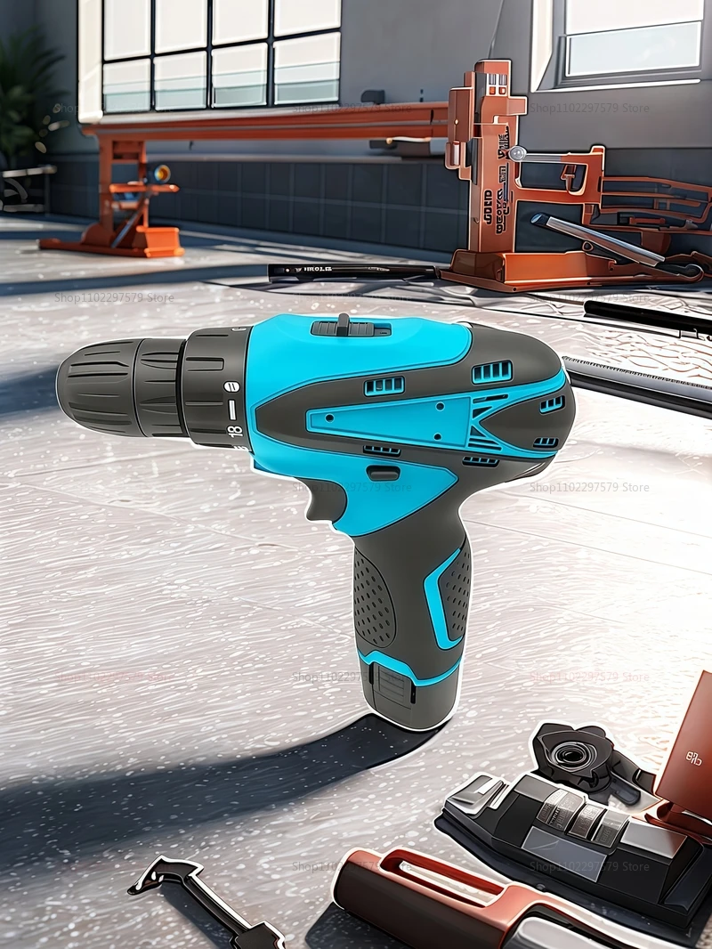 12V Cordless Electric Drill Kit Portable Mini Wireless Power Drill with Polishing Grinding Screwdriver for Home DIY Repair 12V Cordless Electric Drill Kit Portable Mini Wireless Power Drill with Polishing Grinding Screwdriver for Home DIY Repair