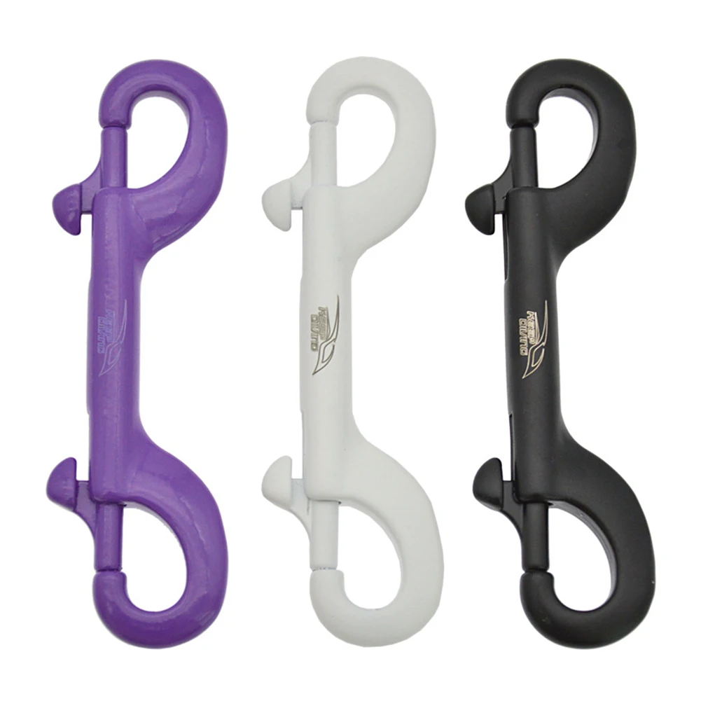 Newest Diving Snap Hook Scuba Accessories BCD Equipment Black White Purple Double Ended 316 Stainless Steel
Newest Diving Snap Hook Scuba Accessories BCD Equipment Black White Purple Double Ended 316 Stainless Steel