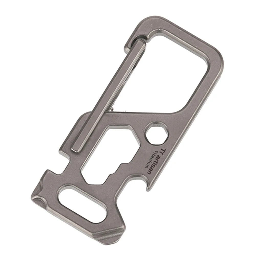 Carabiner Key Chain Multi-Tool Outdoor Polished Spoke Spanner TC4 Alloy 62 * 26 * 8mm Bicycle Durable
Carabiner Key Chain Multi-Tool Outdoor Polished Spoke Spanner TC4 Alloy 62 * 26 * 8mm Bicycle Durable