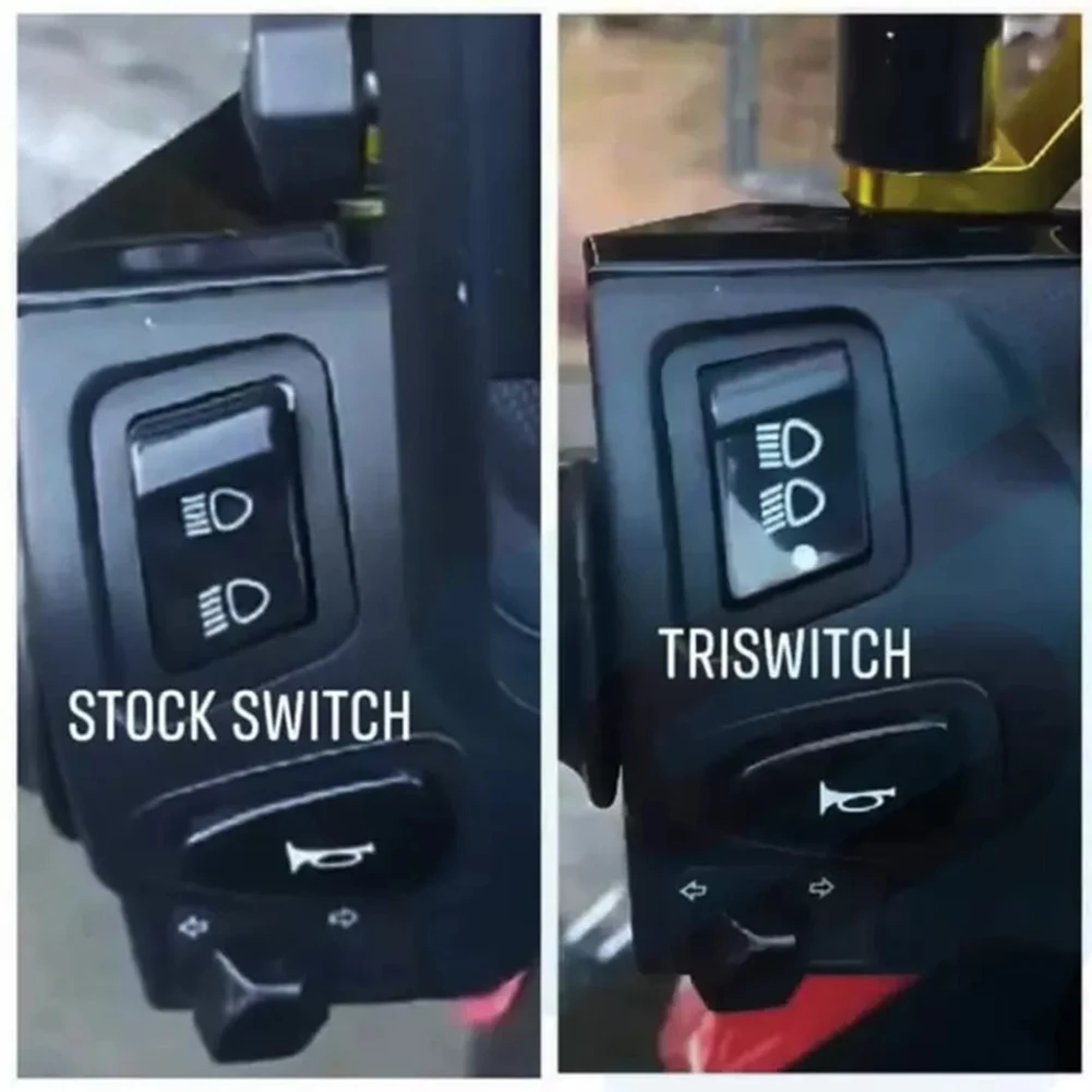 Universal Motorcycle Switch Black Dimming Easy Installation Headlight High Beam Turn Signal 3rd Gear Precise Size
Universal Motorcycle Switch Black Dimming Easy Installation Headlight High Beam Turn Signal 3rd Gear Precise Size